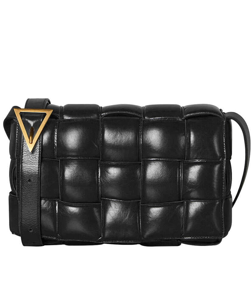 Bottega Veneta Padded Cassette Bag Leather Black